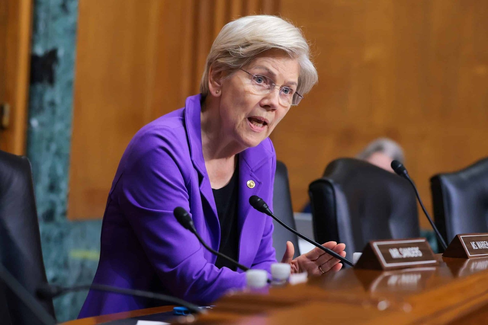 Warren investigates the impact on students, the teachers of the Department of Education of the cuts